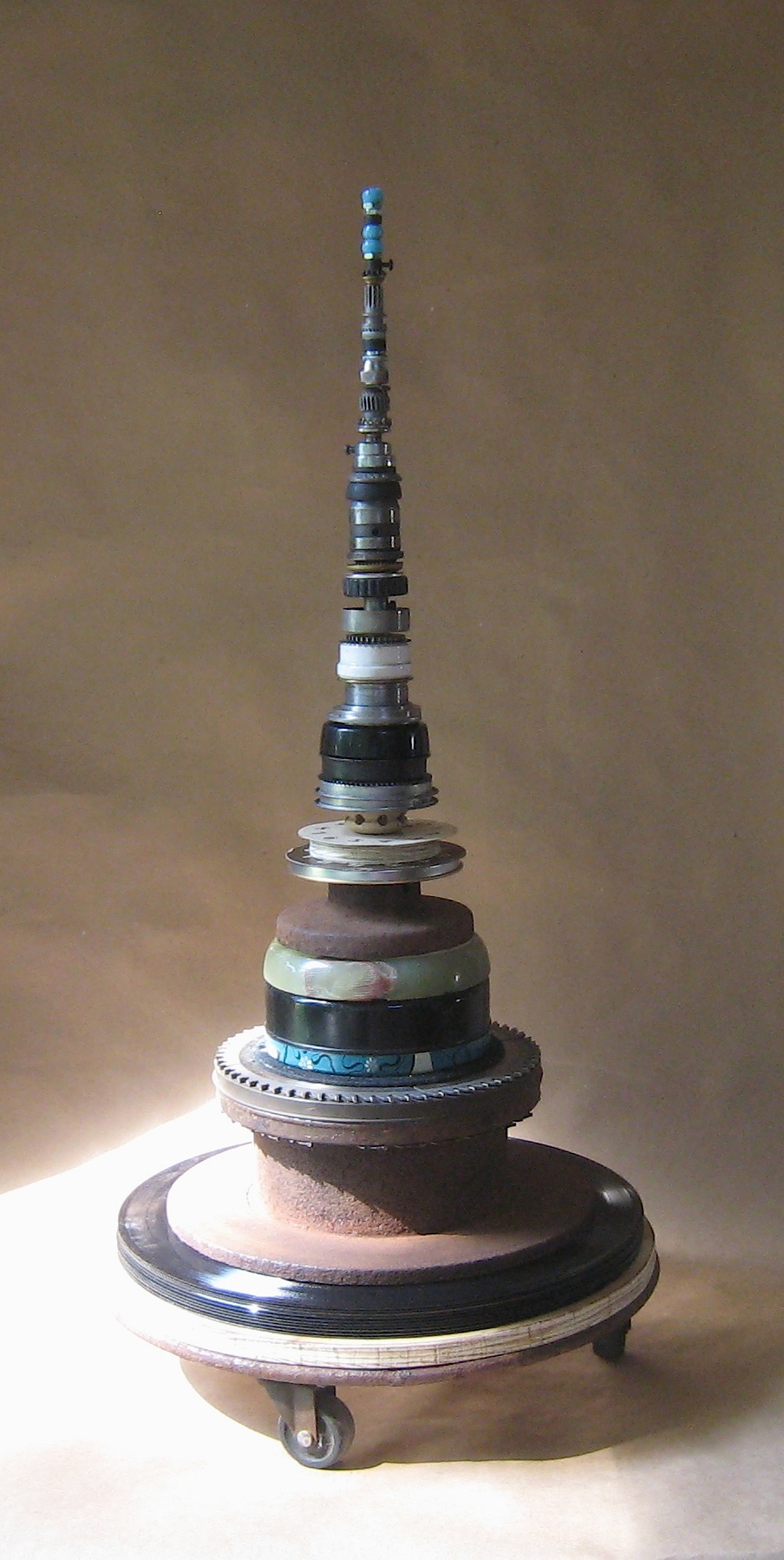 teal stupa